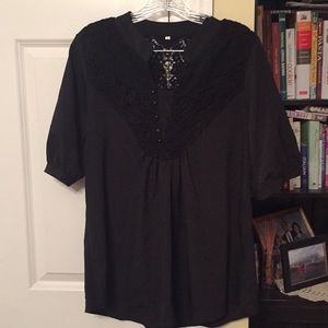 Black blouse NWOT